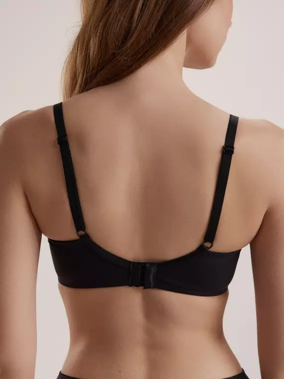 Бюстгальтер с треугольной чашкой secret garden tb6241 черный, 24С-0033КСП, 70F, CONTE ELEGANT,  - 6