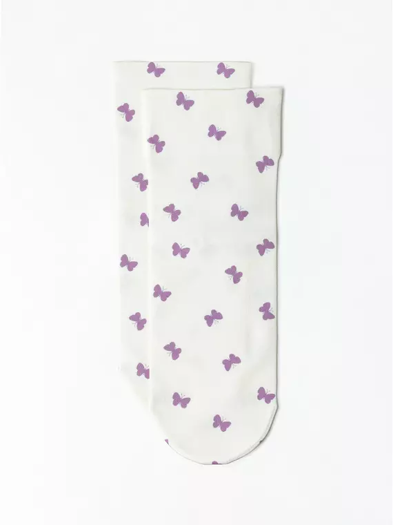 Носки женские с рисунком «бантики» fantasy 939 mix, 22С-55СП, 36-39 (23-25), CONTE ELEGANT,  - 4