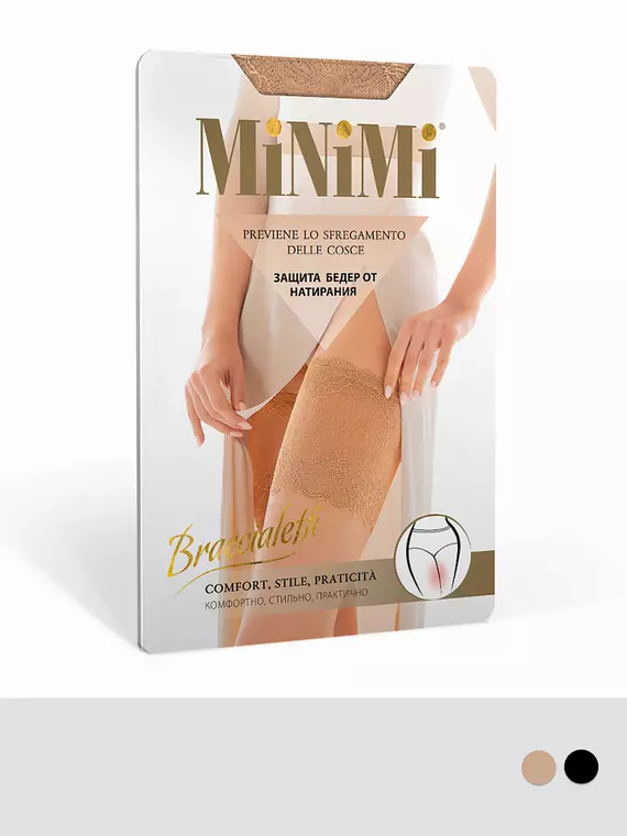 Бандалетки кружевные minimi braccialetti ajour nero, BRACCIALETTI AJOUR, 6, MINIMI,  - 1