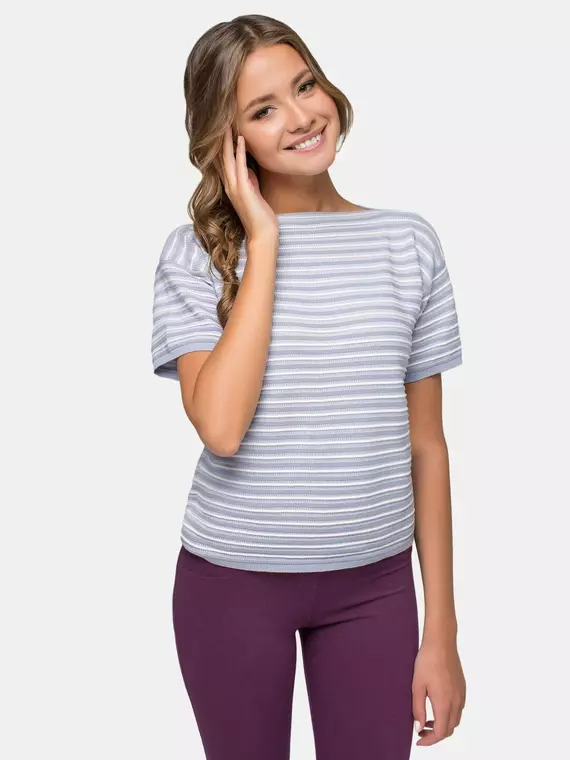 Джемпер женский conte вязаный ldk 021 сиреневый, 16С-122СП, 158,164-88, CONTE ELEGANT,  - 1