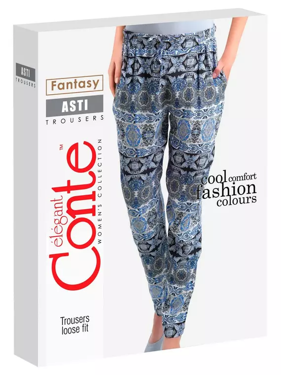 Брюки женские conte asti blue, 15С-636БСП, 176-76-104/L, CONTE ELEGANT,  - 1