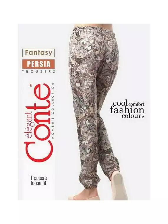 Брюки женские conte persia brown, 15С-654БСП, 164-64-92/XS, CONTE ELEGANT,  - 1