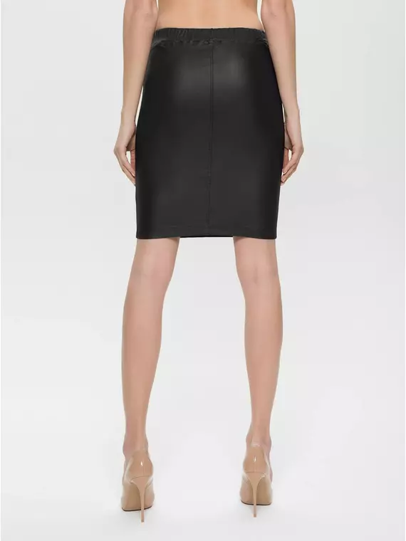 Юбка-карандаш женская с напылением "под кожу" gloria nero, 18С-598ТСП, 170-88-94/S, CONTE ELEGANT,  - 5