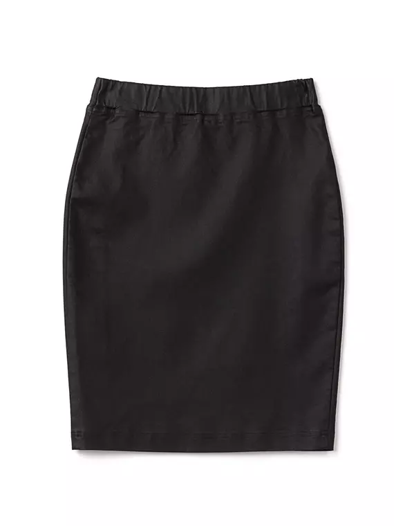 Юбка-карандаш женская с напылением "под кожу" gloria nero, 18С-598ТСП, 170-88-94/S, CONTE ELEGANT,  - 1