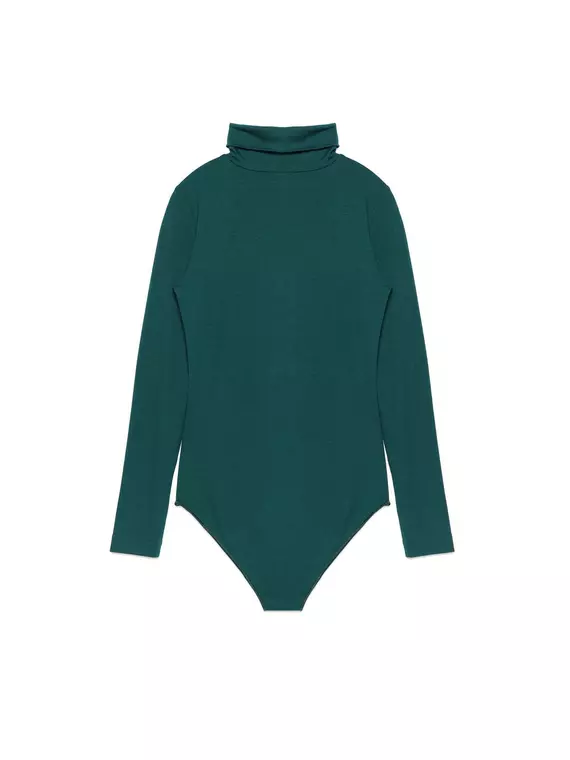 Боди-водолазка женская из вискозы conte lbd 1155 royal green, 19С-1036ТСП, 170-104-110, CONTE ELEGANT,  - 4