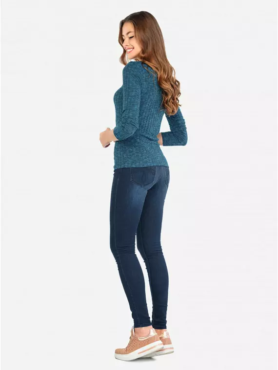 Джемпер женский conte ld 676 морская волна, 17С-293ТСП, 158,164-88, CONTE ELEGANT,  - 2