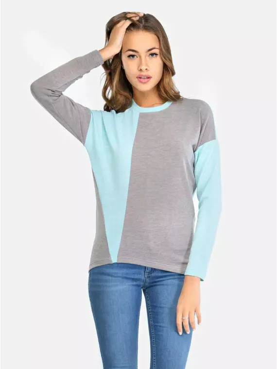 Джемпер женский conte ld 673 лазурный-латте, 17С-290ТСП, 158,164-96, CONTE ELEGANT,  - 1