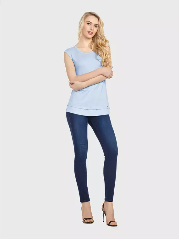 Джемпер женский conte ld 715 голубой, 17С-356ТСП, 170-84, CONTE ELEGANT,  - 5