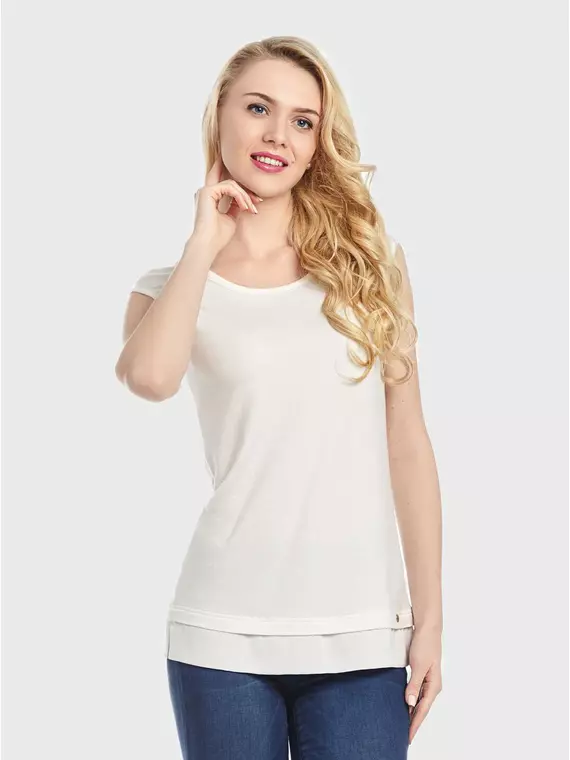 Джемпер женский conte ld 715 молочный, 17С-356ТСП, 170-84, CONTE ELEGANT,  - 1