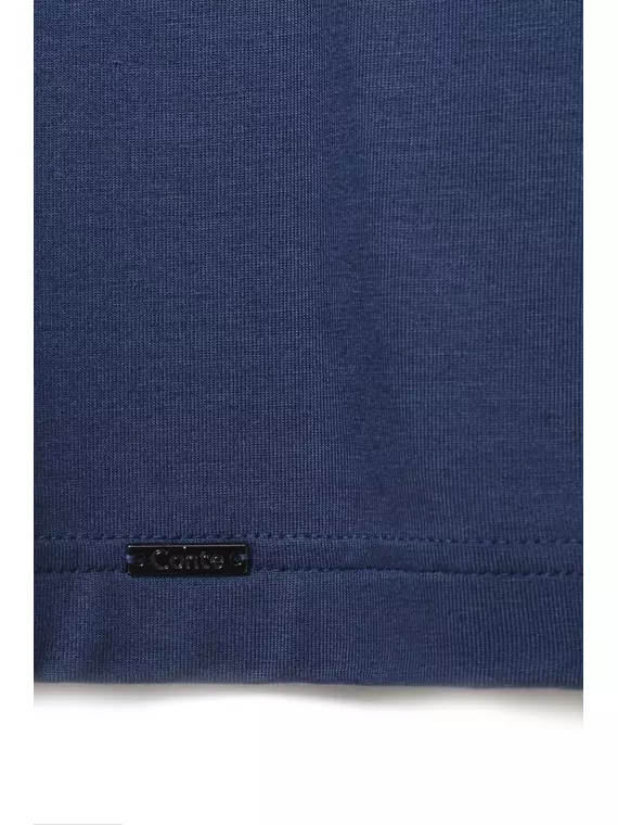 Классическая водолазка из вискозы "ощущение шелка" 820 denim, 18С-507ТСП, 170-84, CONTE ELEGANT,  - 6