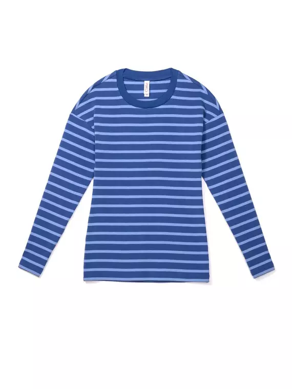 Джемпер женский conte из хлопковой пряжи "абсолютный комфорт и антипилинг" 827 electric blue, 18С-514ТСП, 170-88, CONTE ELEGANT,  - 1