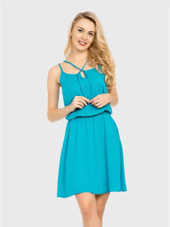 Платье женское conte lpl 743 бирюза, 17С-384ТСП, 164-92-98, CONTE ELEGANT,  - 1