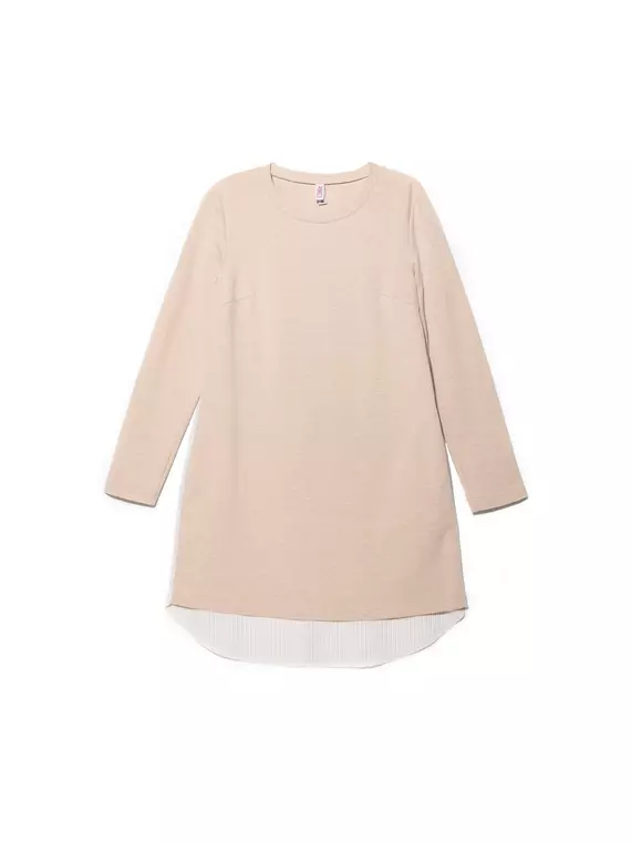Стильная туника conte с имитацией рубашки 831 beige, 18С-518ТСП, 170-88-94, CONTE ELEGANT,  - 5