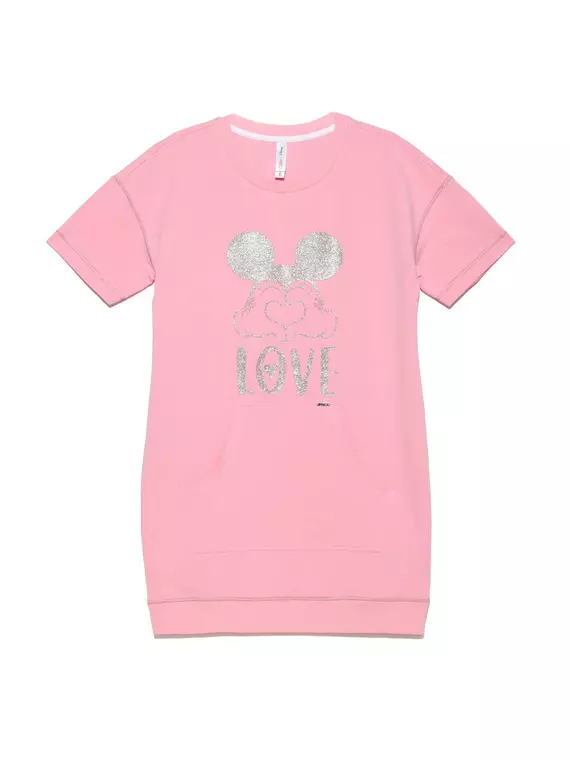 Хлопковая женская туника с мерцающим рисунком ©disney 953 camelia rose, 18С-728ТСП, 170-96-102, CONTE ELEGANT,  - 4