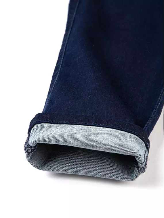 Ультракомфортные женские джинсы skinny с высокой посадкой con-82 темно-синий, CON-82, 164-94/S, CONTE ELEGANT,  - 8