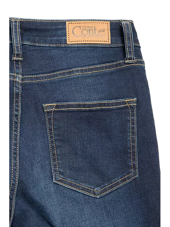 Джинсы женские eco-friendly с эффектом "мгновенная коррекция живота" con-92 темно-синий, CON-92, 170-94/S, CONTE ELEGANT,  - 7