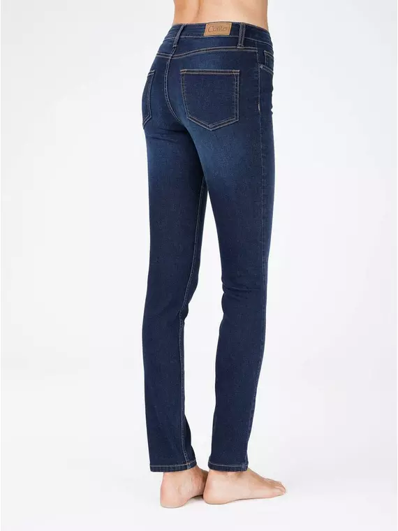 Джинсы женские eco-friendly с эффектом "мгновенная коррекция живота" con-92 темно-синий, CON-92, 170-94/S, CONTE ELEGANT,  - 2