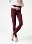 Ультракомфортные леггинсы для беременных с трендовым рисунком MAMA ART windsor wine