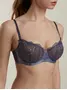 Бюстгальтер с мягкой чашкой, на каркасах SATIN TB6175 сумерки