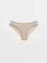 Трусы женские «бикини» из геометрического кружева и хлопка GRAFIC LACE LB 1985 light almond