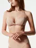 CONTE DEMURE LBE 1276 Бюстье с треугольными чашками из хлопка с итальянским кружевом