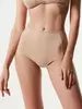 Трусы женские «бикини» из хлопка с итальянским кружевом DEMURE LB 1277 skin
