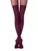 Колготки женские Conte Колготки в горошек с имитацией гольфинов SENSATION marsala