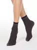 Носки женские Conte FANTASY с сияющим бортиком из двухцветного люрекса grafit