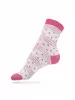 Носки женские Esli CLASSIC 090 белый-розовый