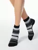 Носки женские хлопковые CLASSIC (люрекс) 082 черный