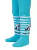 Детские колготки conte-kids sof-tiki (махровые внутри) с рисунками 390 бирюза