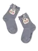 Детские носки TIP-TOP из хлопка с декоративными игрушками 575 темно-серый