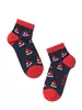 Новогодние детские носки Conte-Kids (короткие) 304 темно-синий