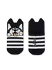 Носки детские TIP-TOP (мордашки) 554 черный-белый