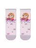 Носки детские с люрексом. стразами и рисунками героев ©Disney Frozen 429 светло-розовый