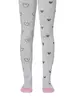 Хлопковые детские колготки TIP-TOP с рисунком "Сердечки" 510 светло-серый