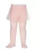 Хлопковые детские колготки TIP-TOP с декоративной юбочкой из фатина 000 персик