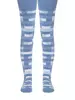 Детские колготки sof-tiki (махровые внутри) с рисунками 393 голубой