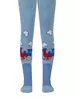 Детские колготки conte-kids sof-tiki (махровые внутри) с рисунками 226 голубой