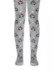 Новогодние детские колготки «Xmas panda» CONTE-KIDS 554 серый