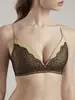 Бюстгальтер без каркасов SATIN TB7174 карамель с черным