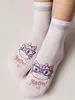 Носки детские с рисунком и люрексом CATY bianco