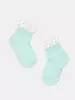 Короткие детские носки с воздушным пикотом TIP-TOP 540 бледно-бирюзовый