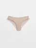 Трусы женские «бикини» из геометрического кружева и хлопка GRAFIC LACE LB 1985 light almond