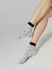 Носки женские с объемными рисунками «Hearts» CONTE FANTASY 23С-109СП silver-bianco