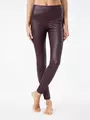 Ультрамягкие леггинсы из искусственной кожи с термоэффектом elite bordo, , 170-90/XS, CONTE ELEGANT, - 1