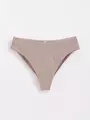 Трусы женские "бразилиана" c высокой посадкой classic basic lbr 1350 cappuccino, , 90/XS, CONTE ELEGANT, - 1