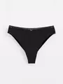 Трусы женские "бразилиана" c высокой посадкой classic basic lbr 1350 black, , 90/XS, CONTE ELEGANT, - 1