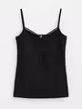 Топ женский из премиального хлопка classic basic lt 1346 black, , 170-84/XS, CONTE ELEGANT, - 1