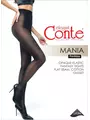 Колготки женские с ажурным рисунком mania nero, , 2, CONTE ELEGANT, - 1